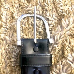 Patent leather belt size 34